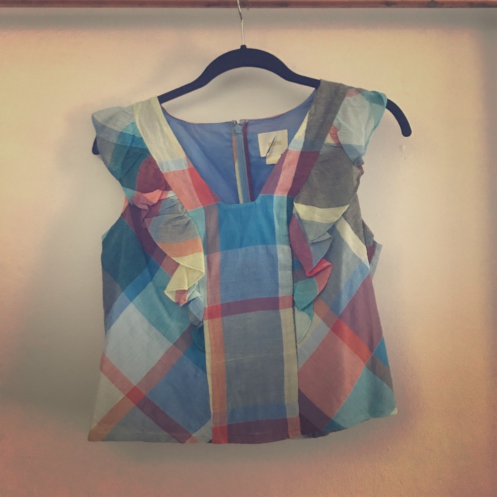 Anthropologie Maeve crop top